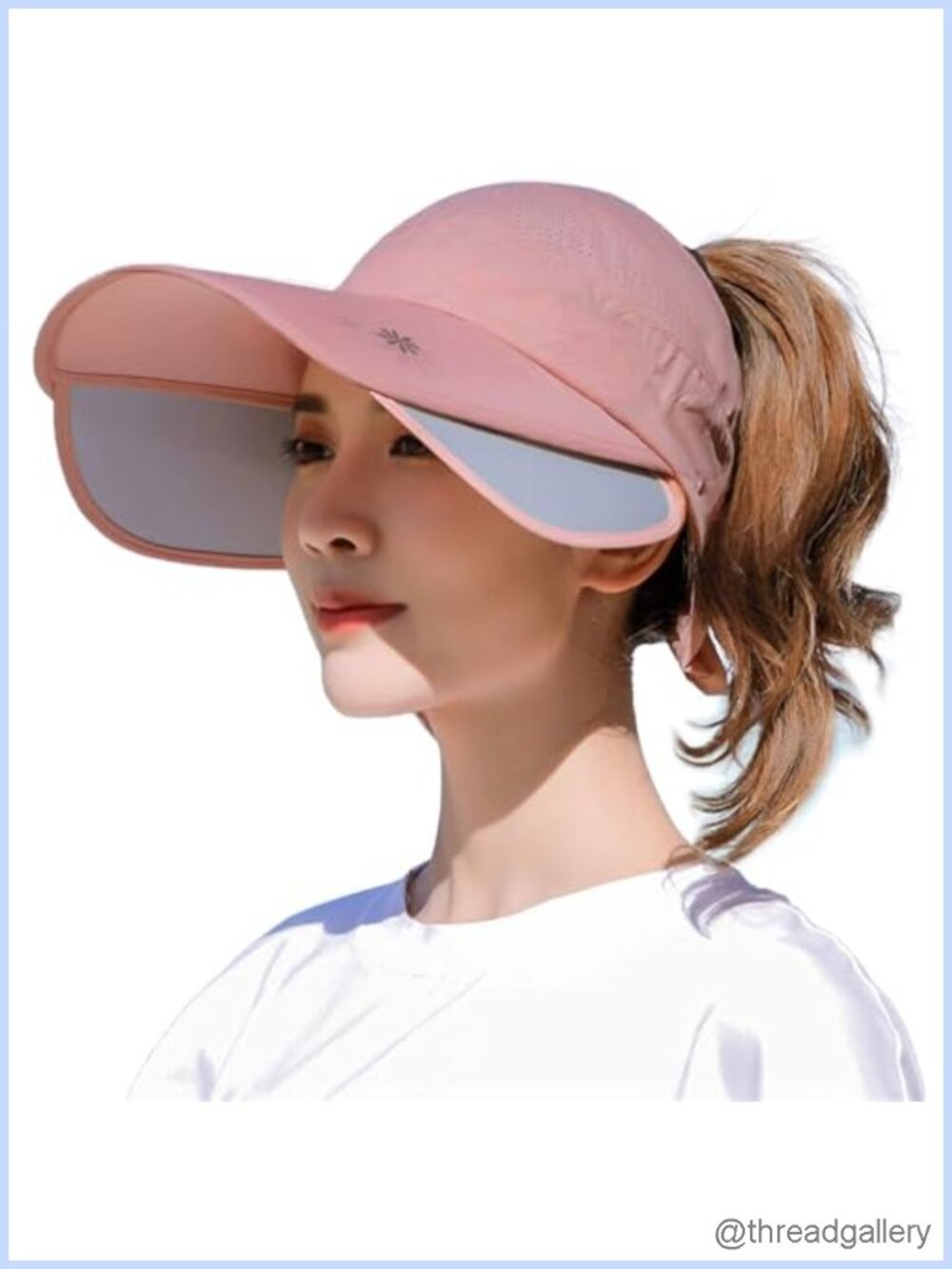 Wide Brim Visor Hat for Women Golf Sun Protection Cap